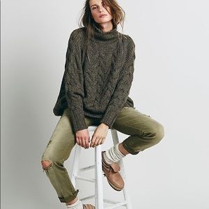 free people Mountaineer Destroyed Jeans .